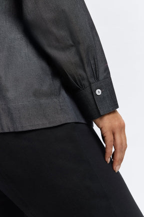 Veronica Plus Cotton Twill Long Sleeve Shirt