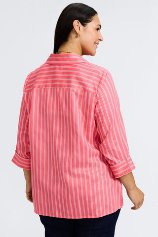 #color_sunkissed coral rope stripe