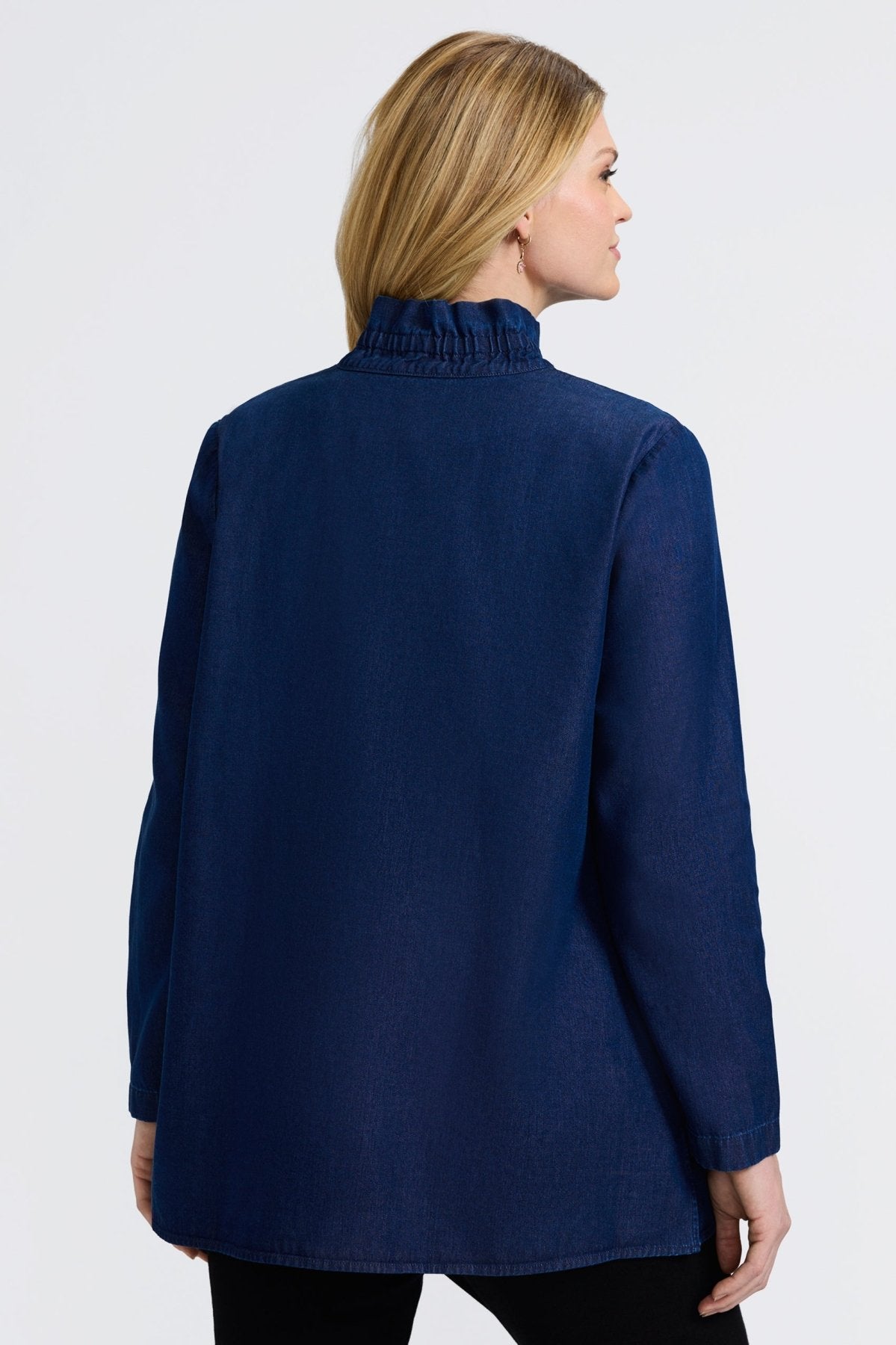 Carolina Plus Tencel® Denim Long Sleeve Shirt Jacket