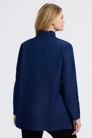 Carolina Plus Tencel® Denim Long Sleeve Shirt Jacket