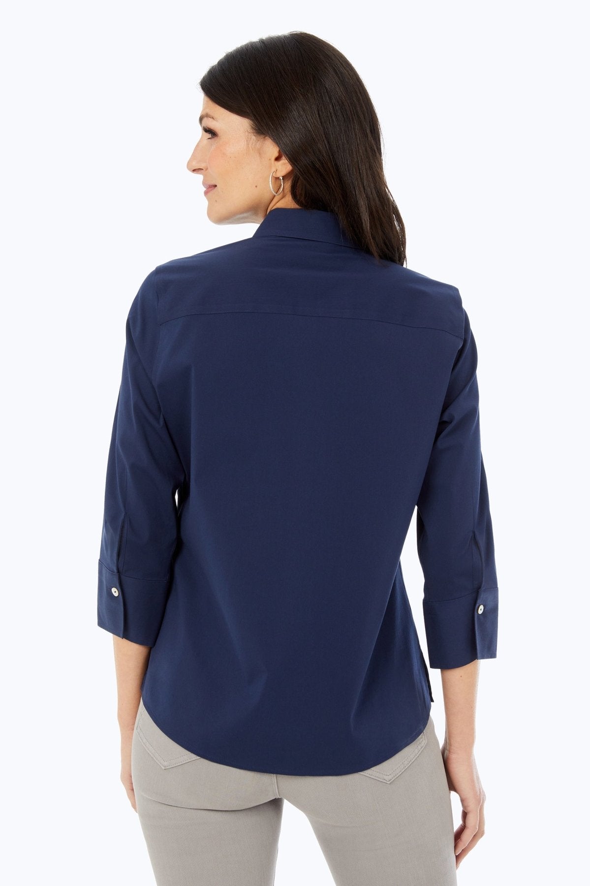 Mary No Iron Stretch 3/4 Sleeve Shirt