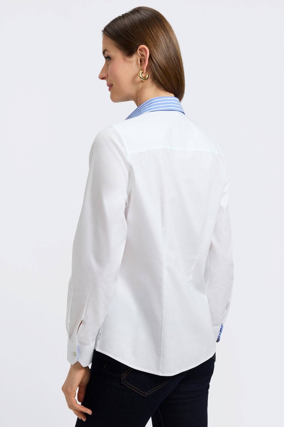 Dianna No Iron Pinpoint Long Sleeve Shirt