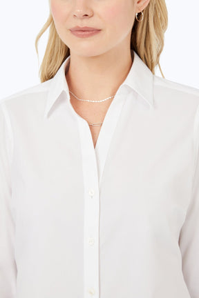 Mary No Iron Stretch 3/4 Sleeve Shirt