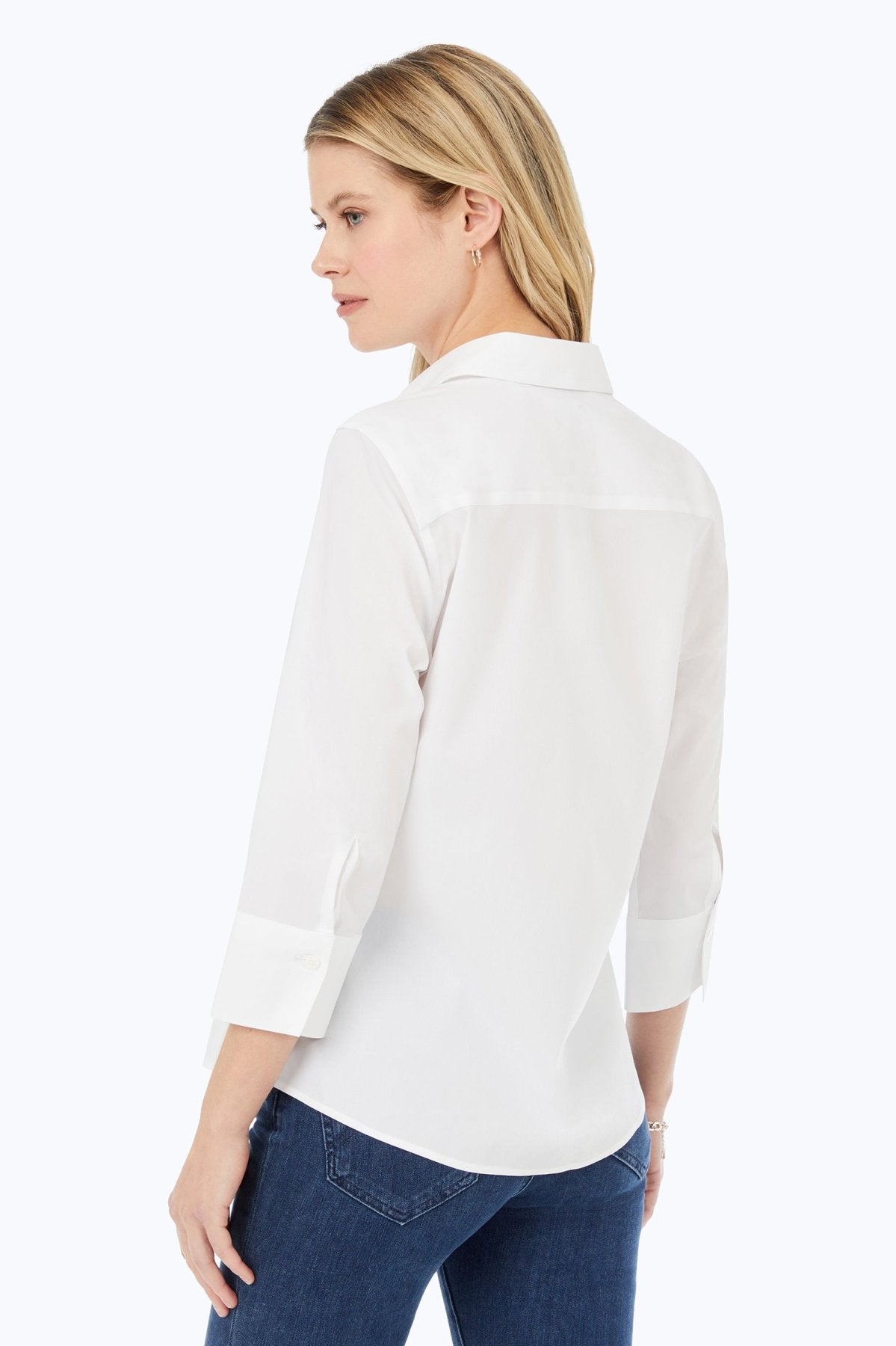 Mary No Iron Stretch 3/4 Sleeve Shirt