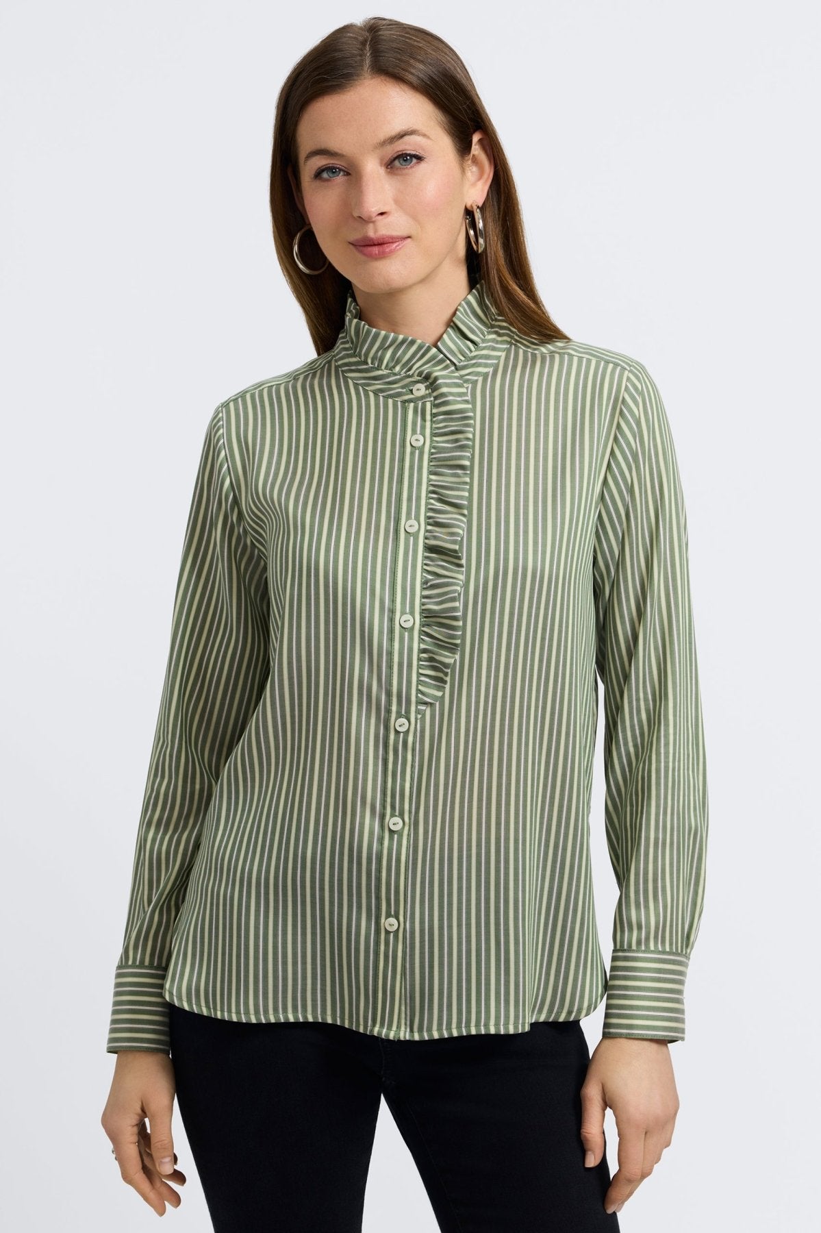 Sadie Mini Stripe Long Sleeve Shirt