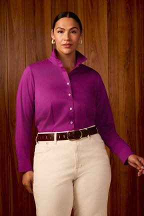 June No Iron Stretch Long Sleeve Shirt