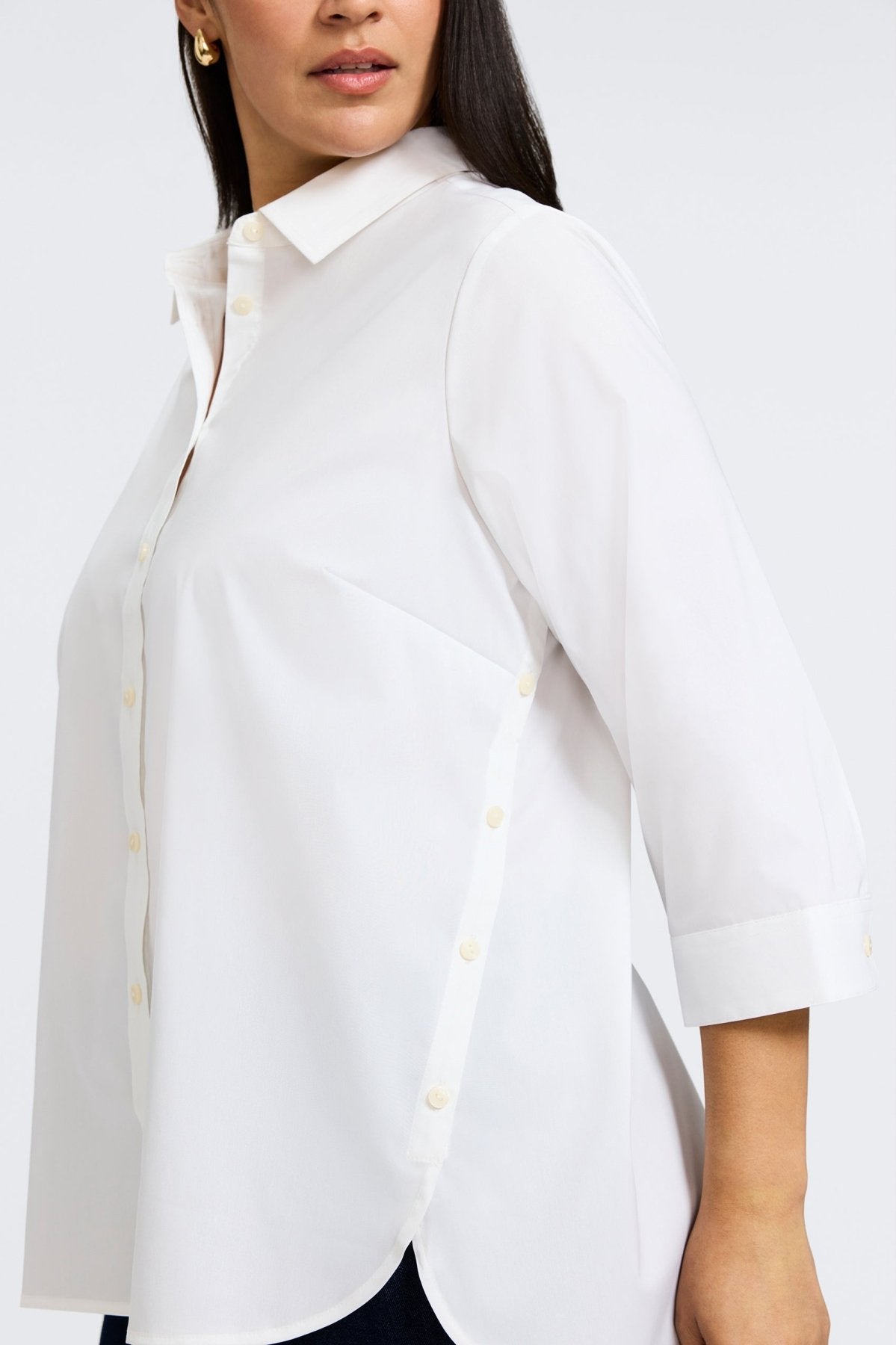 Juliet Plus No Iron Stretch 3/4 Sleeve Shirt