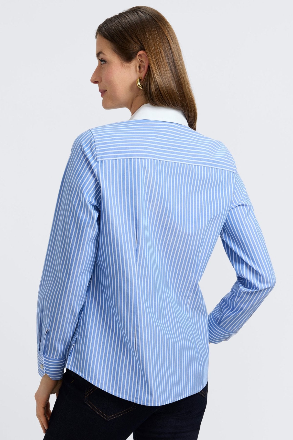 Dianna No Iron Pinpoint Long Sleeve Shirt