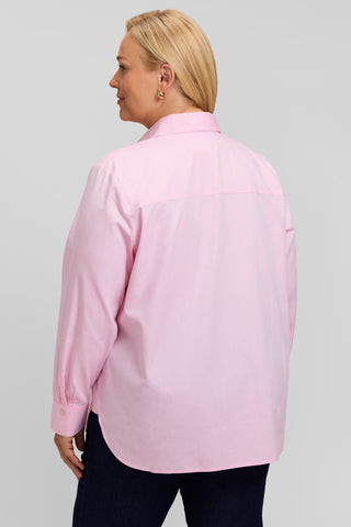 Meghan Plus No Iron Pinpoint Long Sleeve Shirt