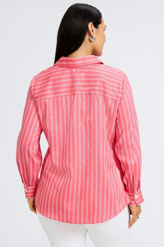 #color_sunkissed coral rope stripe