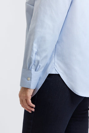 Meghan Plus Embroidered Long Sleeve Shirt