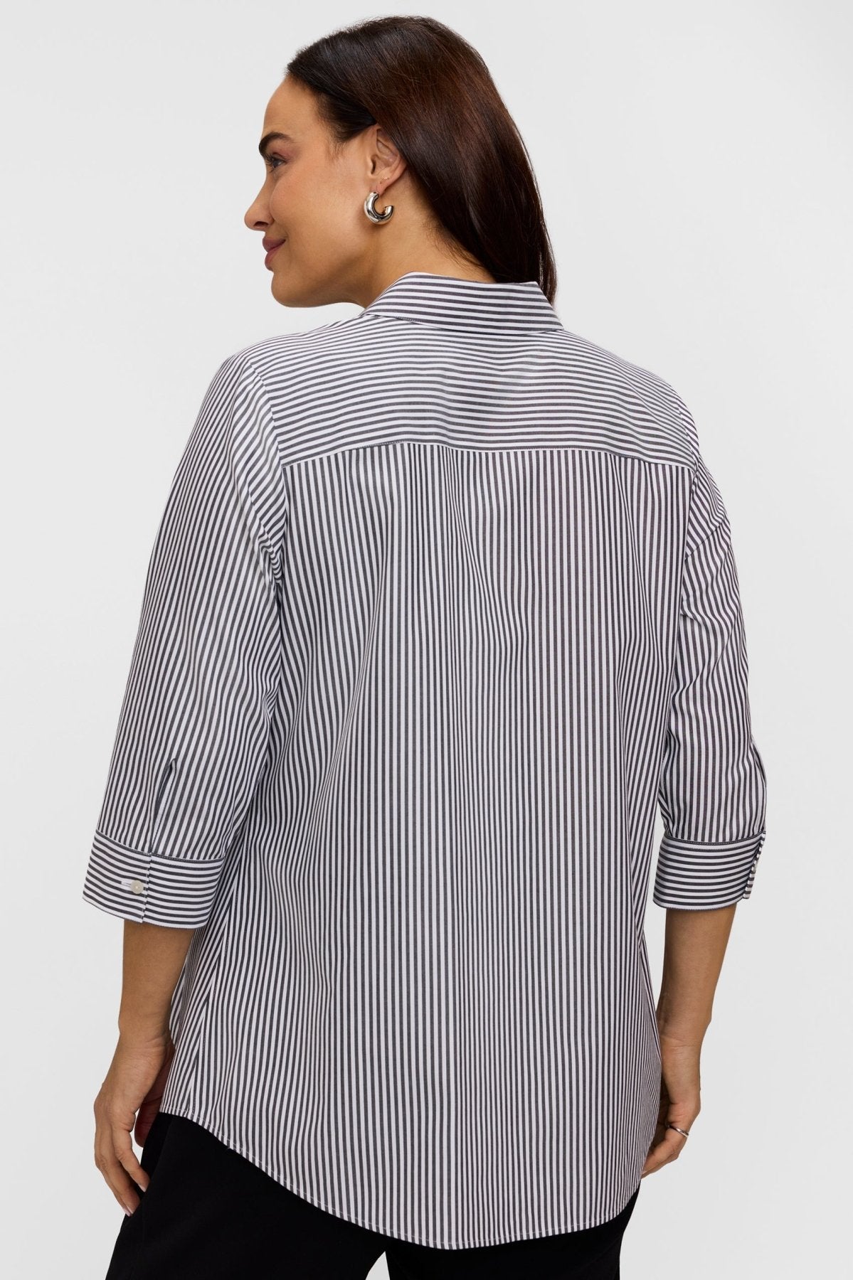 #color_black pinpoint stripe