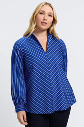 #color_blue & white wide stripe