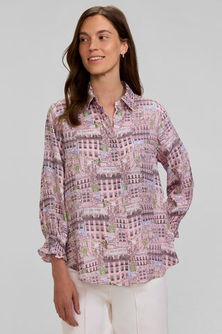 Olivia City of Paris 3/4 Long Sleeve Shirt