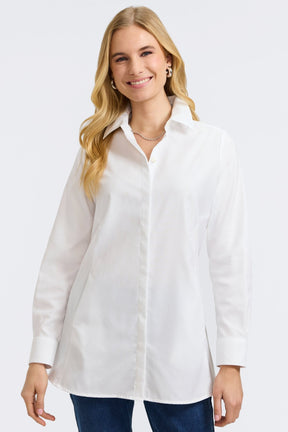 Cici Cavalry Twill Long Sleeve Tunic