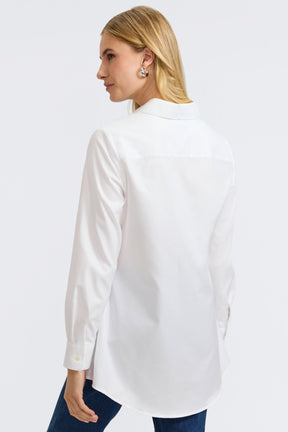 Cici Cavalry Twill Long Sleeve Tunic