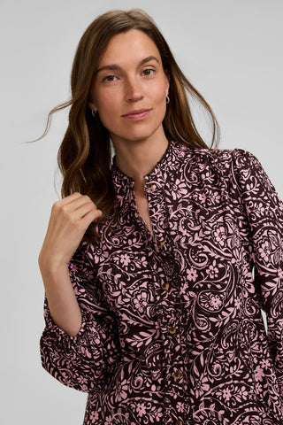Faye Garden Paisley 3/4 Sleeve Shirt