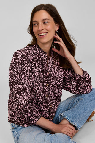Faye Garden Paisley 3/4 Sleeve Shirt