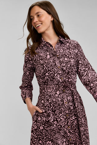 Fiona Garden Paisley 3/4 Sleeve Dress