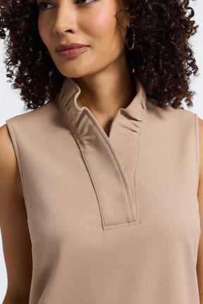 Tammy Knit Crepe Sleeveless Top