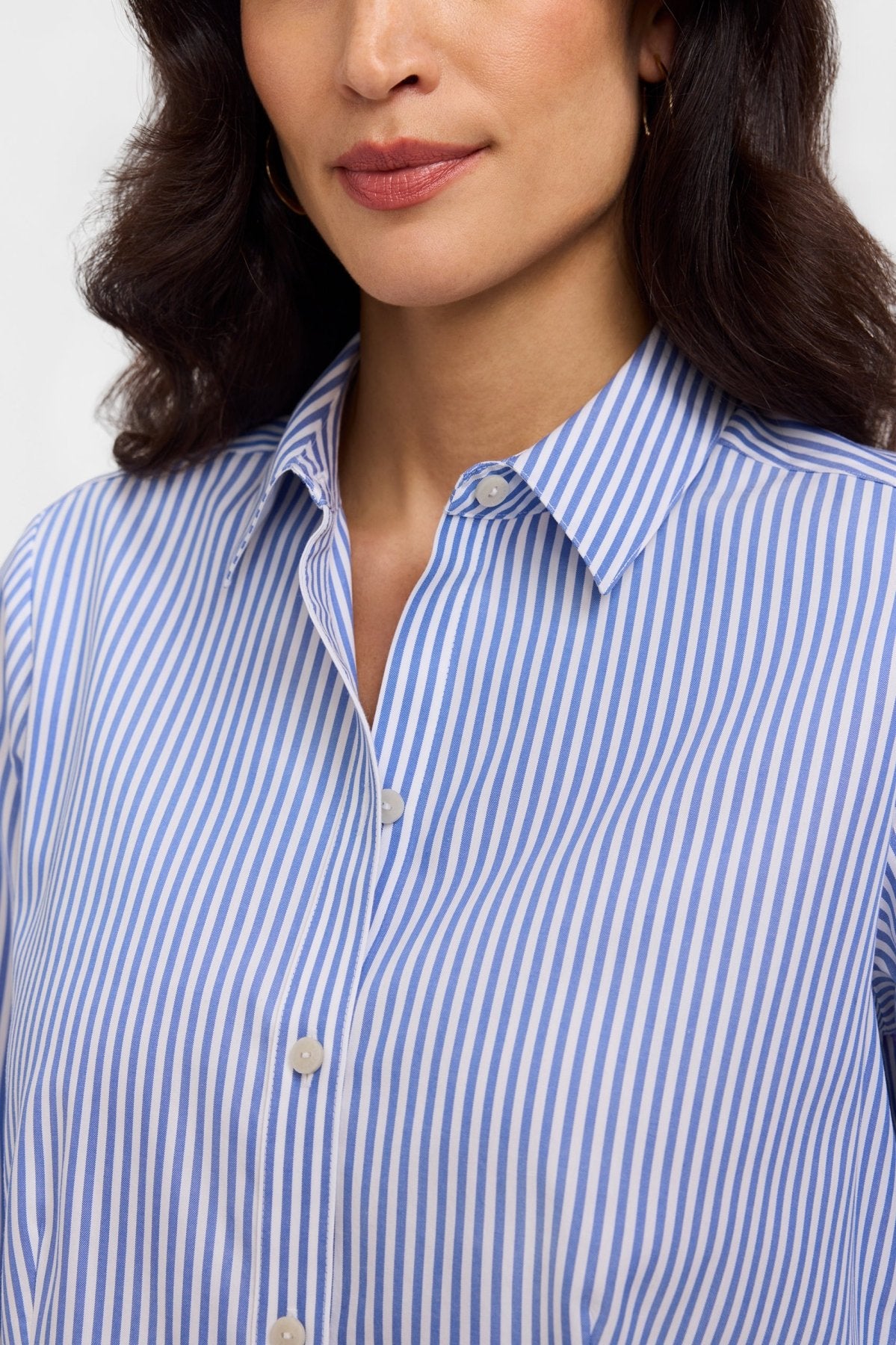 #color_powder blue pinpoint stripe