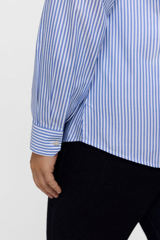 #color_powder blue pinpoint stripe