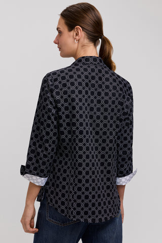 Taylor Square Links 3/4 Sleeve Shirt