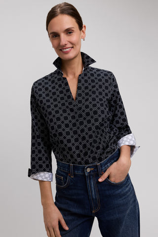 Taylor Square Links 3/4 Sleeve Shirt
