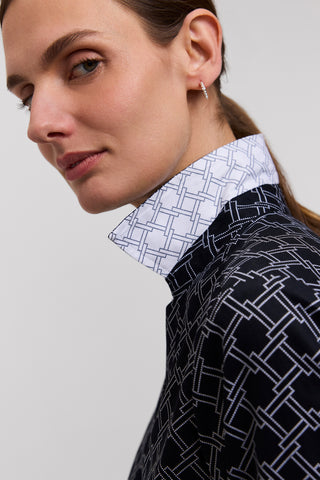 Taylor Square Links 3/4 Sleeve Shirt