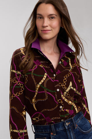 Hampton Corduroy Status Chain Long Sleeve Shirt
