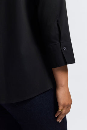 Mary Plus No Iron Stretch 3/4 Sleeve Shirt