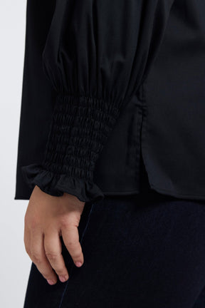 Avril Plus Stretch Matte Sateen Long Sleeve Shirt