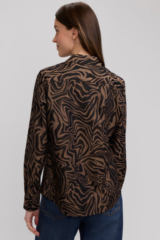 Hampton Jacquard Zebra Long Sleeve Shirt