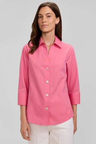 Paityn No Iron Pinpoint 3/4 Sleeve Shirt