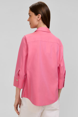Paityn No Iron Pinpoint 3/4 Sleeve Shirt
