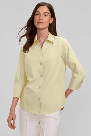Paityn No Iron Pinpoint 3/4 Sleeve Shirt