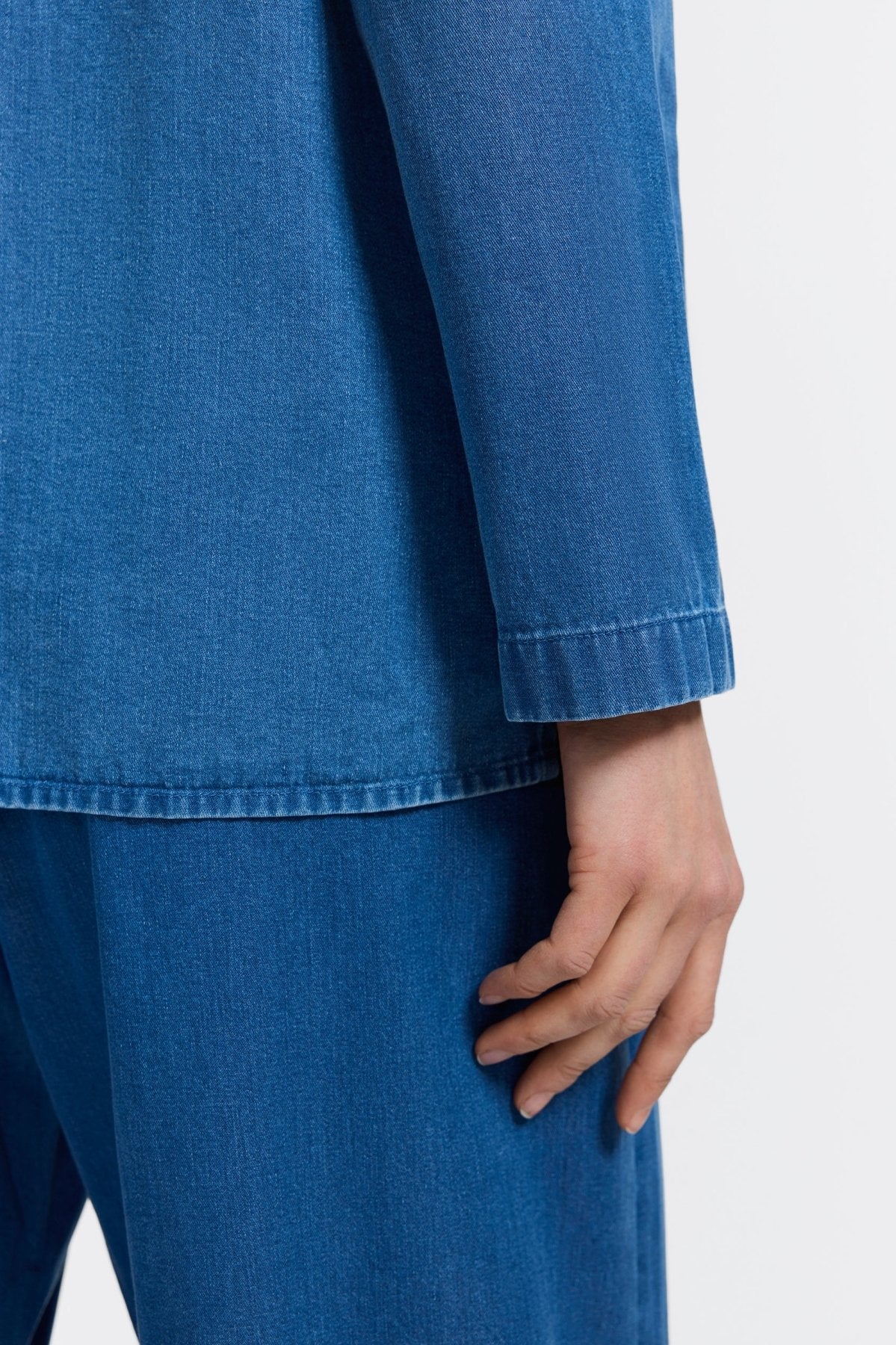 Carolina Tencel® Denim Long Sleeve Shirt Jacket