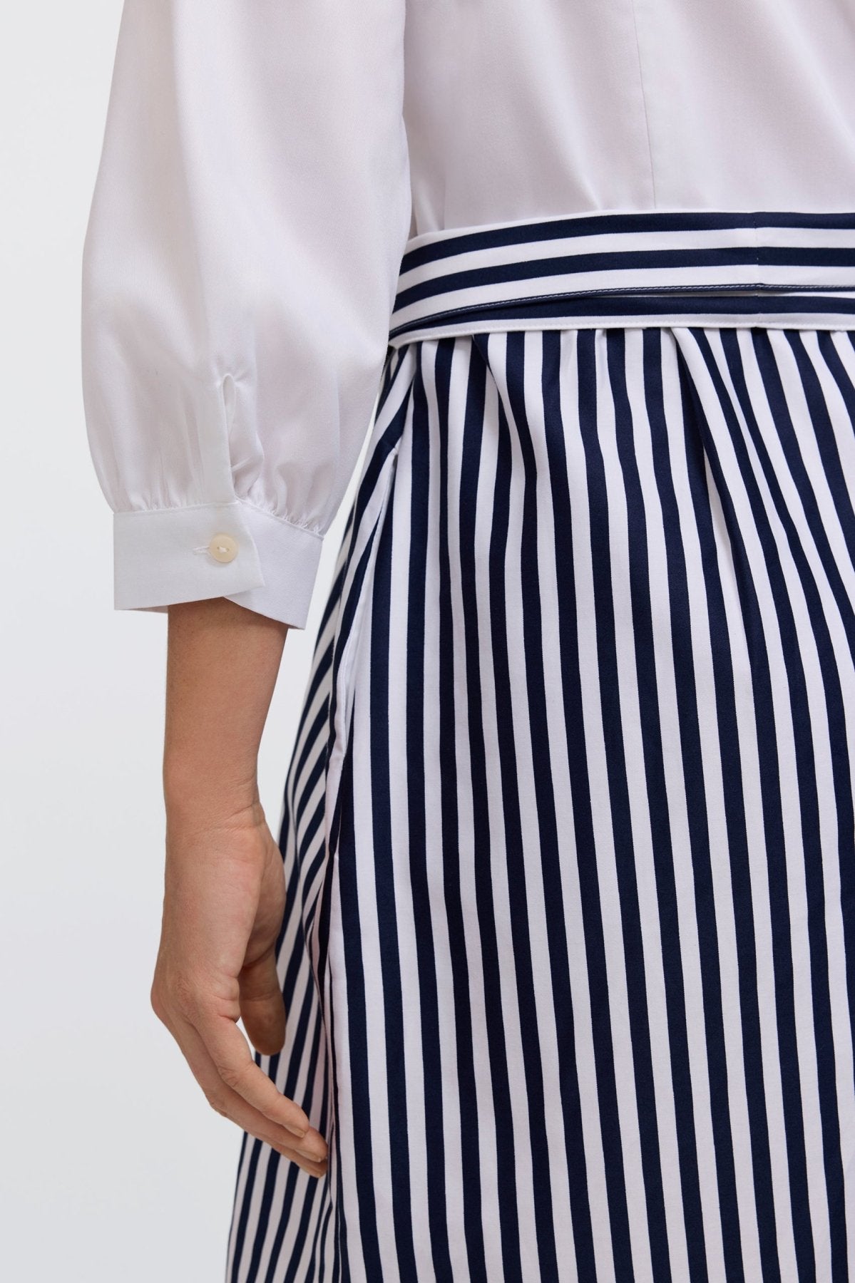 Esther Stripe Paisley 3/4 Sleeve Dress