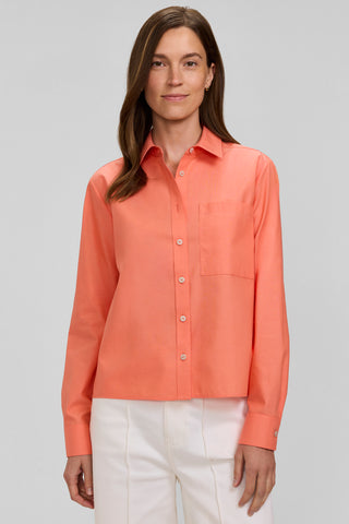Jodie No Iron Pinpoint Long Sleeve Short Shirt