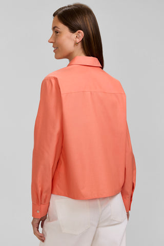 Jodie No Iron Pinpoint Long Sleeve Short Shirt