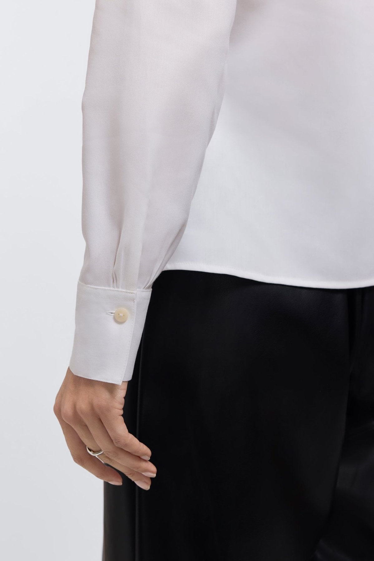 Shantel Ruffle Long Sleeve Popover Shirt