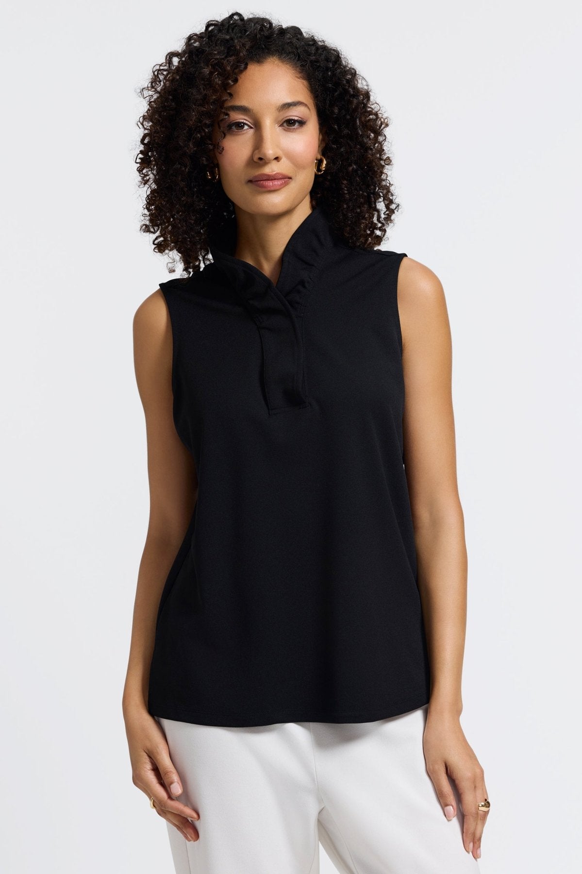 Tammy Knit Crepe Sleeveless Top