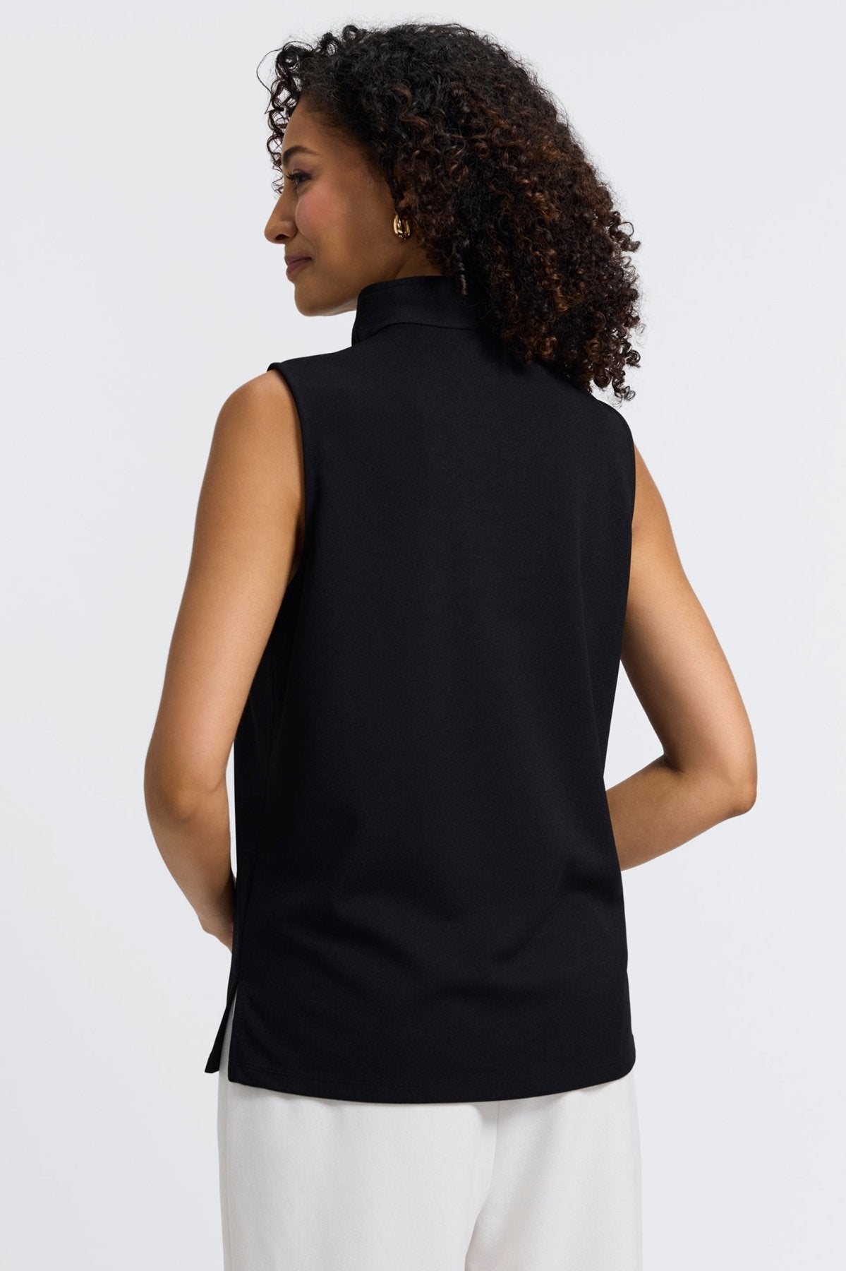 Tammy Knit Crepe Sleeveless Top