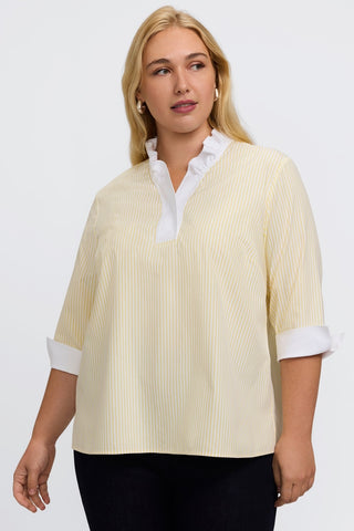 #color_lemon pinpoint stripe