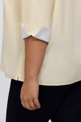 #color_lemon pinpoint stripe