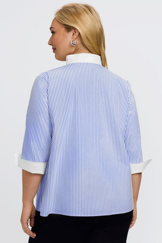 #color_powder blue pinpoint stripe