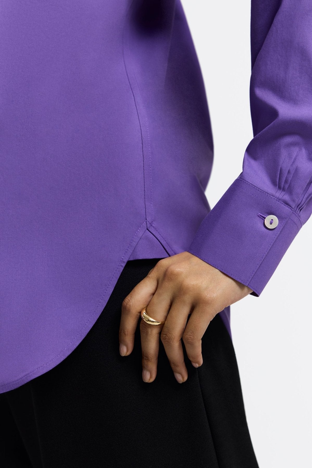 Meghan No Iron Pinpoint Long Sleeve Shirt
