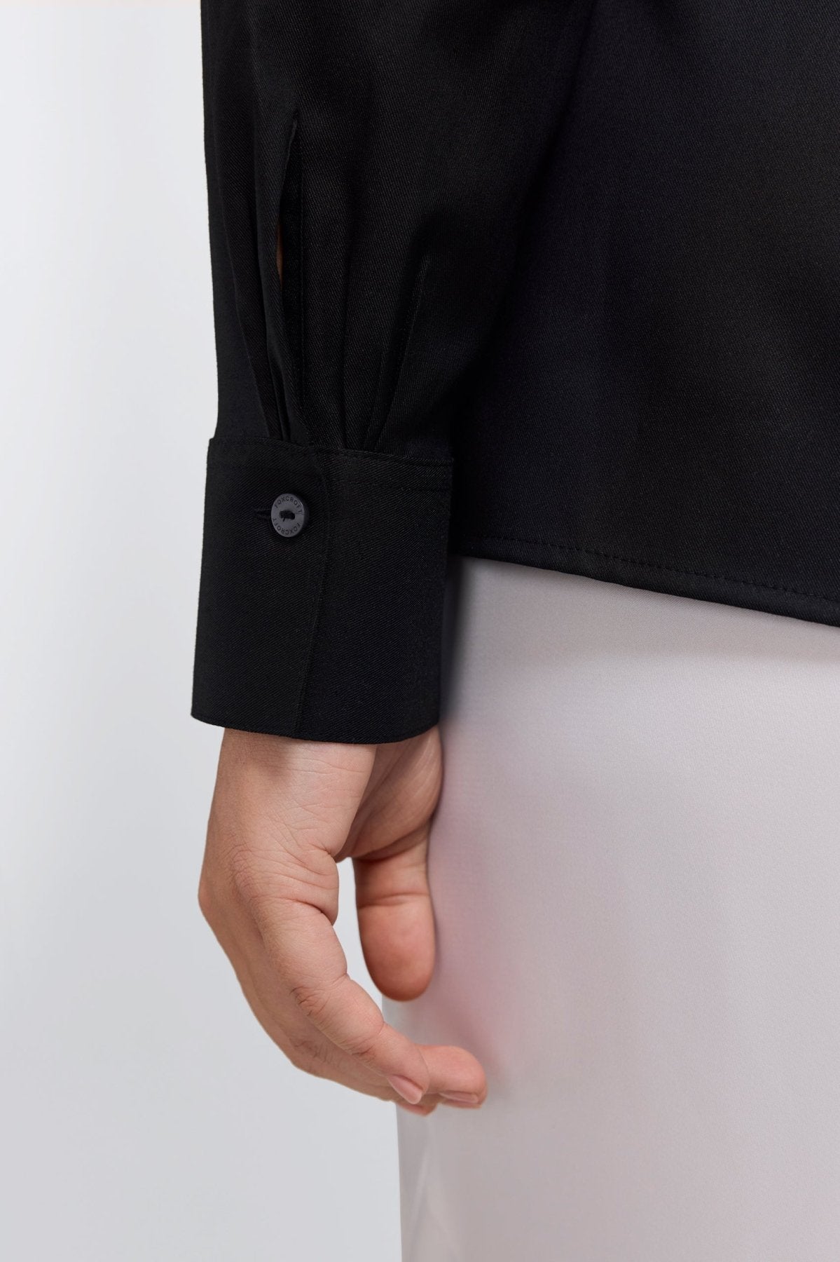 Shantel Plus Ruffle Long Sleeve Popover Shirt