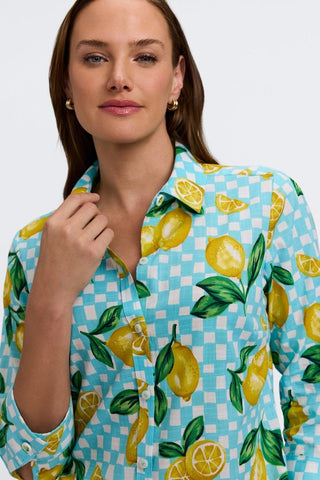 Hampton Riviera Lemon 3/4 Sleeve Shirt