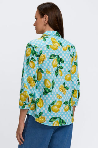 Hampton Riviera Lemon 3/4 Sleeve Shirt